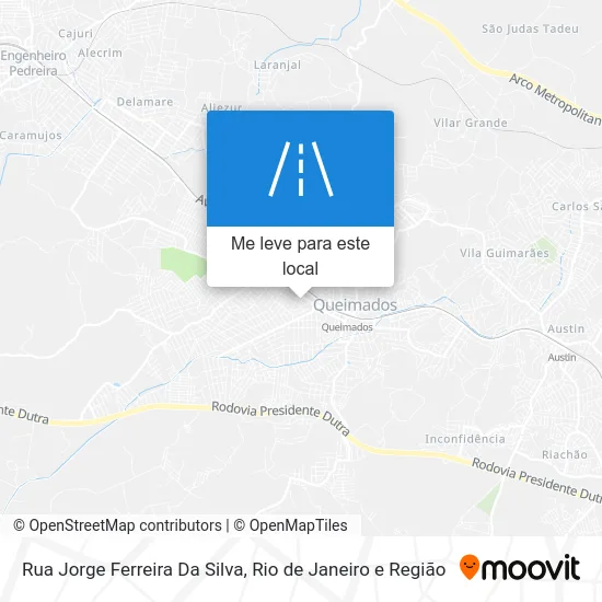 Rua Jorge Ferreira Da Silva mapa