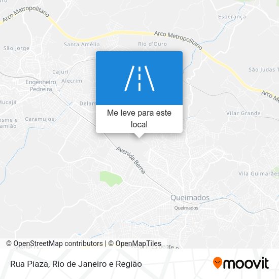 Rua Piaza mapa