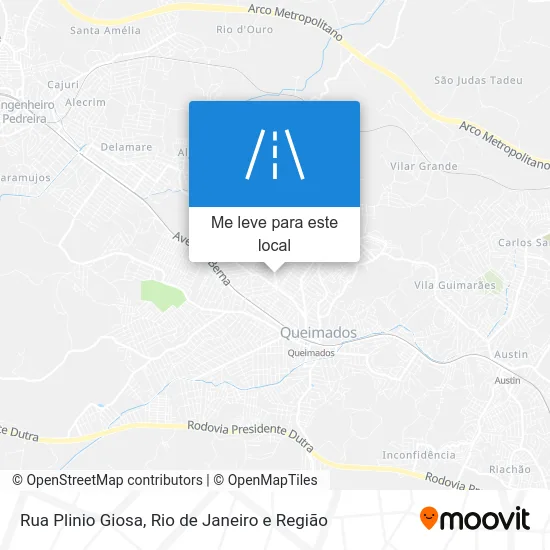 Rua Plinio Giosa mapa