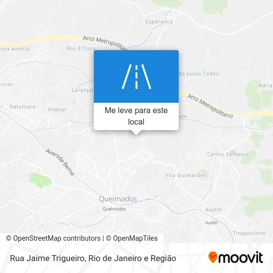 Rua Jaime Trigueiro mapa