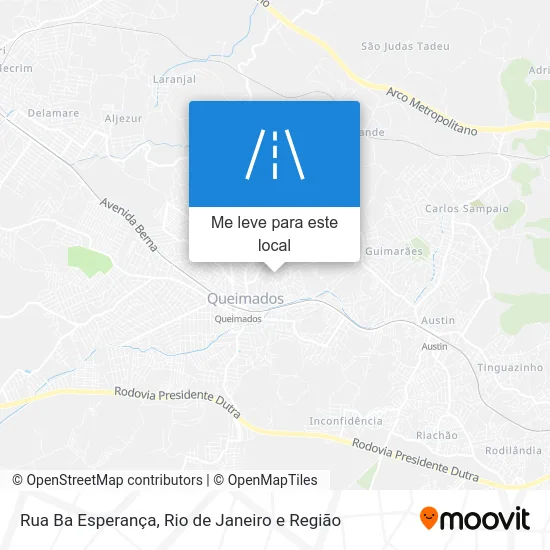 Rua Ba Esperança mapa