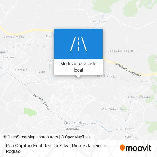 Rua Capitão Euclides Da Silva mapa