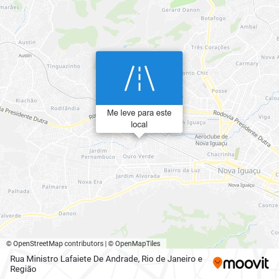 Rua Ministro Lafaiete De Andrade mapa