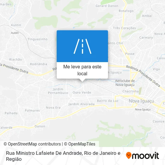 Rua Ministro Lafaiete De Andrade mapa