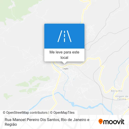 Rua Manoel Pereiro Dis Santos mapa