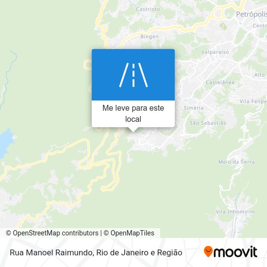 Rua Manoel Raimundo mapa