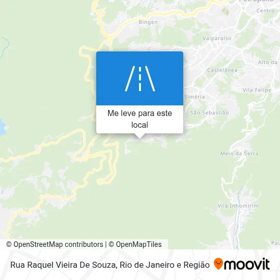 Rua Raquel Vieira De Souza mapa