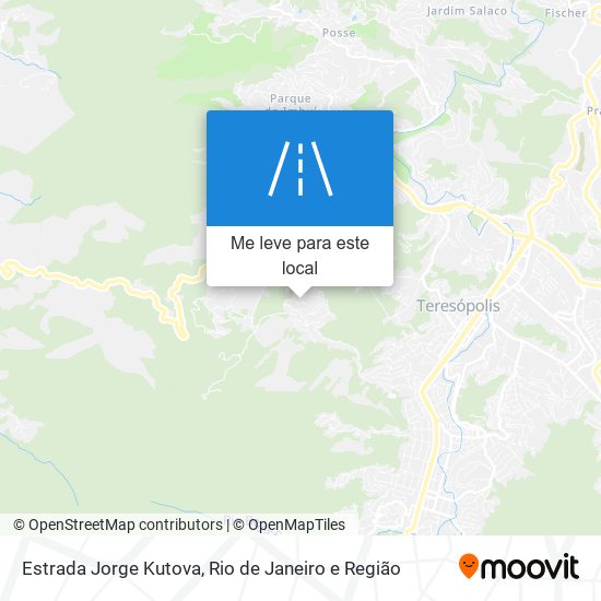 Estrada Jorge Kutova mapa