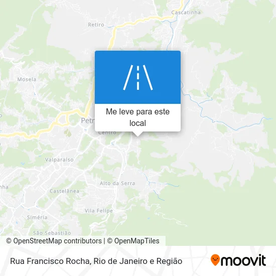 Rua Francisco Rocha mapa