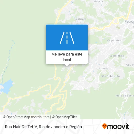 Rua Nair De Teffé mapa