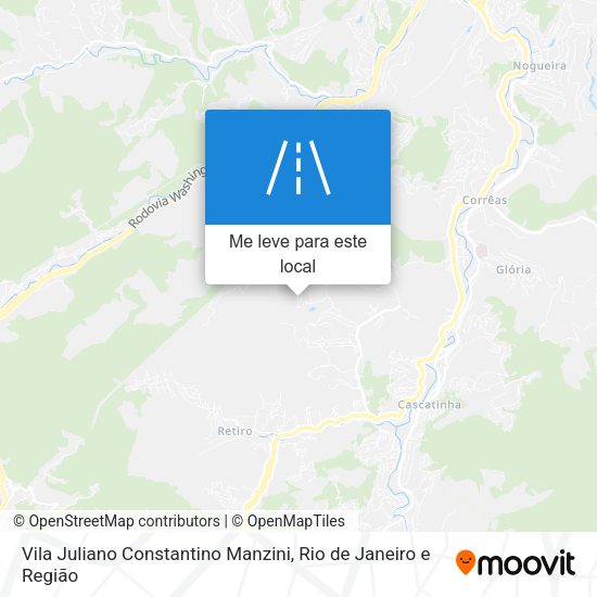 Vila Juliano Constantino Manzini mapa