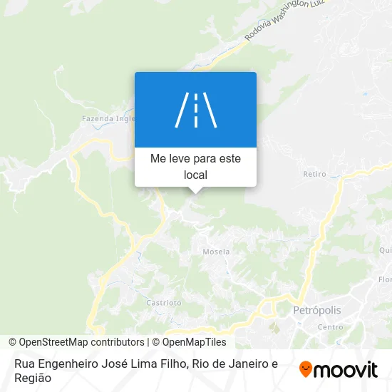 Rua Engenheiro José Lima Filho mapa