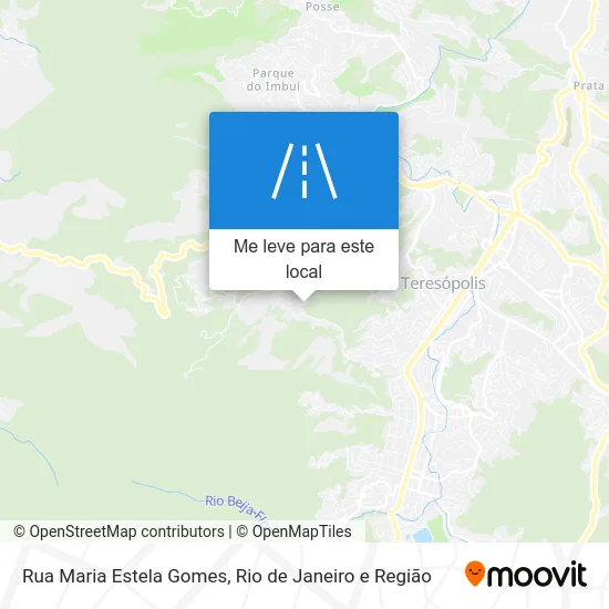 Rua Maria Estela Gomes mapa