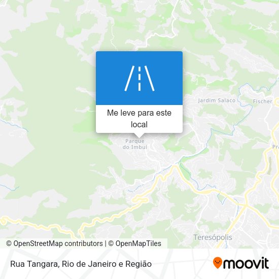 Rua Tangara mapa