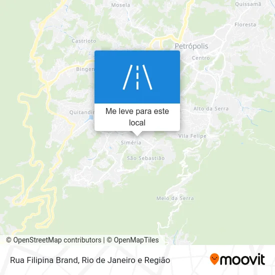 Rua Filipina Brand mapa