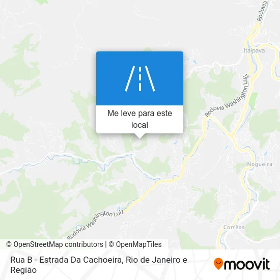 Rua B - Estrada Da Cachoeira mapa