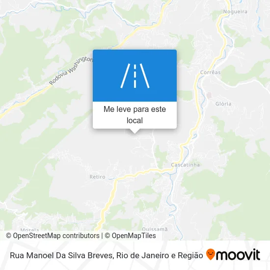 Rua Manoel Da Silva Breves mapa
