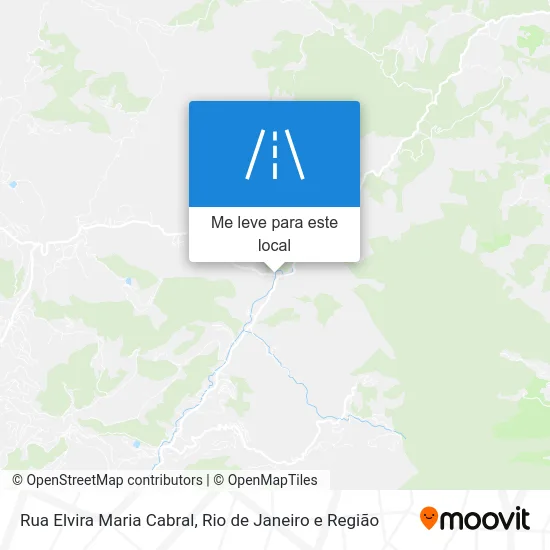 Rua Elvira Maria Cabral mapa
