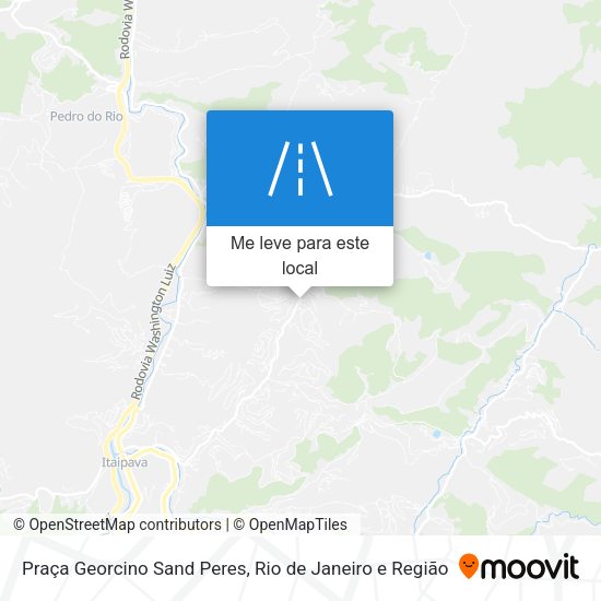 Praça Georcino Sand Peres mapa