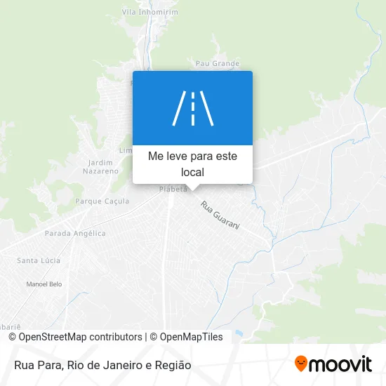 Rua Para mapa