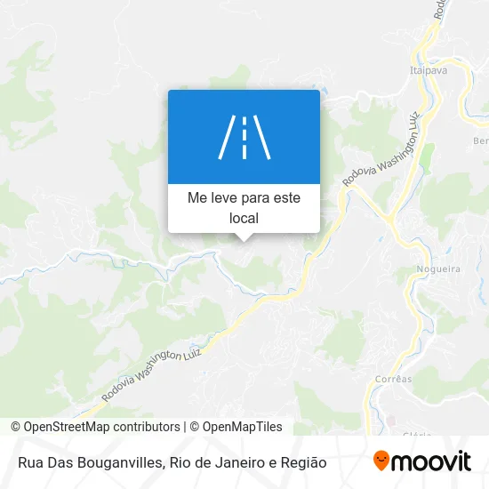 Rua Das Bouganvilles mapa