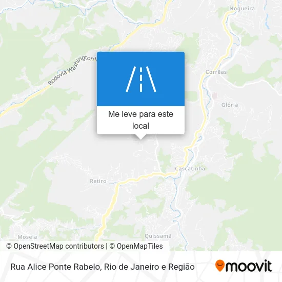 Rua Alice Ponte Rabelo mapa