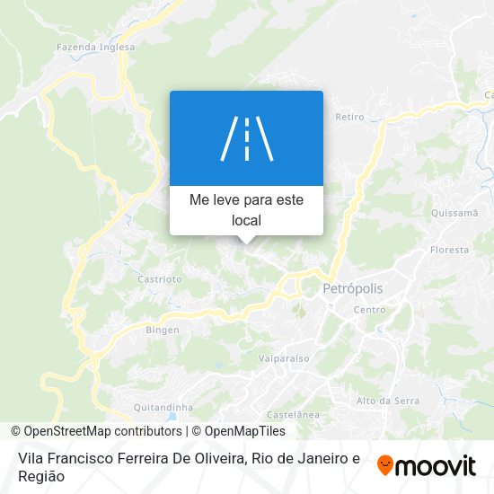 Vila Francisco Ferreira De Oliveira mapa