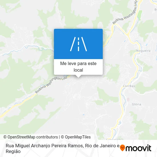 Rua Miguel Archanjo Pereira Ramos mapa