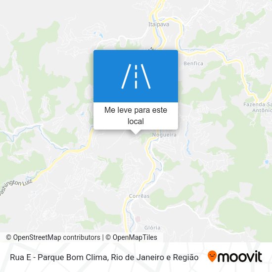 Rua E - Parque Bom Clima mapa