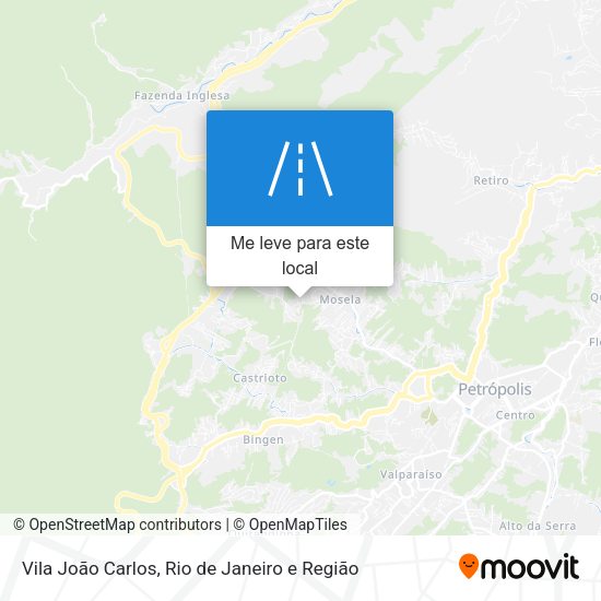 Vila João Carlos mapa