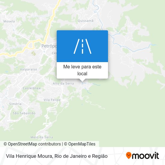 Vila Henrique Moura mapa