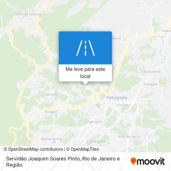 Servidão Joaquim Soares Pinto mapa