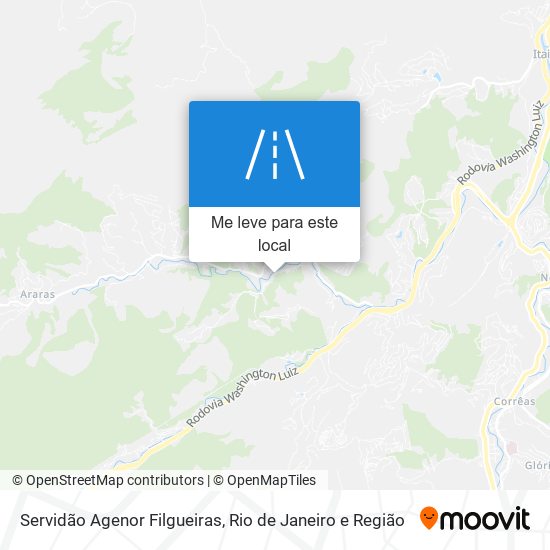 Servidão Agenor Filgueiras mapa