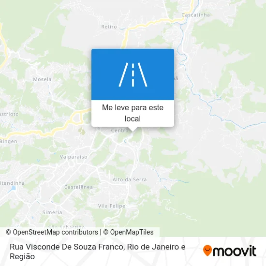Rua Visconde De Souza Franco mapa