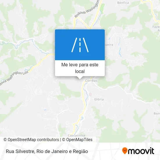 Rua Silvestre mapa