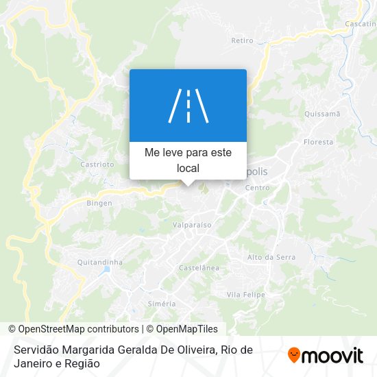Servidão Margarida Geralda De Oliveira mapa
