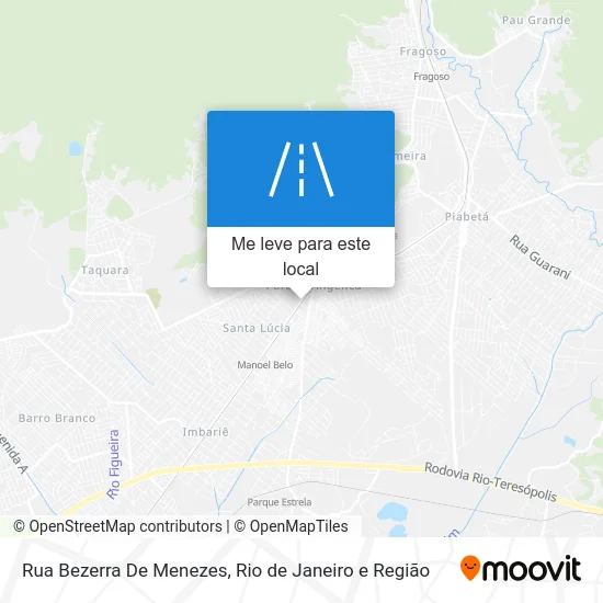 Rua Bezerra De Menezes mapa
