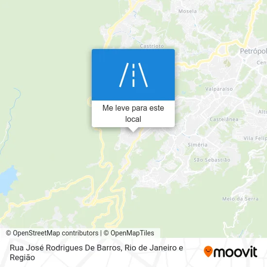Rua José Rodrigues De Barros mapa