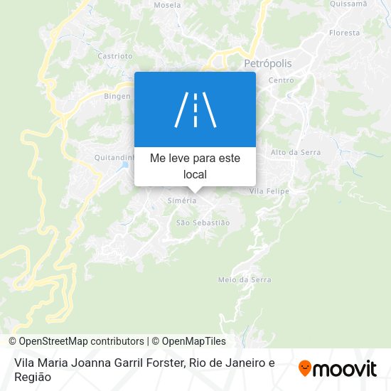 Vila Maria Joanna Garril Forster mapa