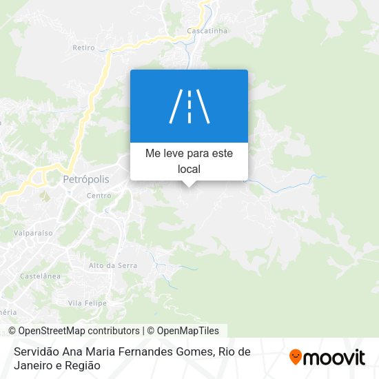 Servidão Ana Maria Fernandes Gomes mapa
