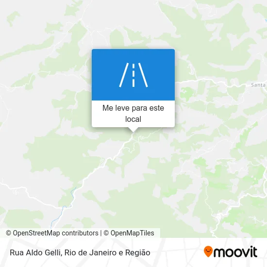 Rua Aldo Gelli mapa