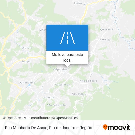 Rua Machado De Assis mapa