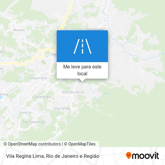 Vila Regina Lima mapa