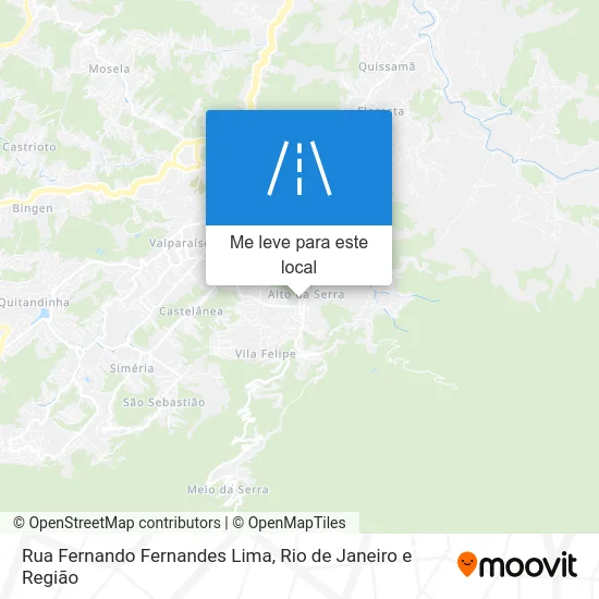 Rua Fernando Fernandes Lima mapa
