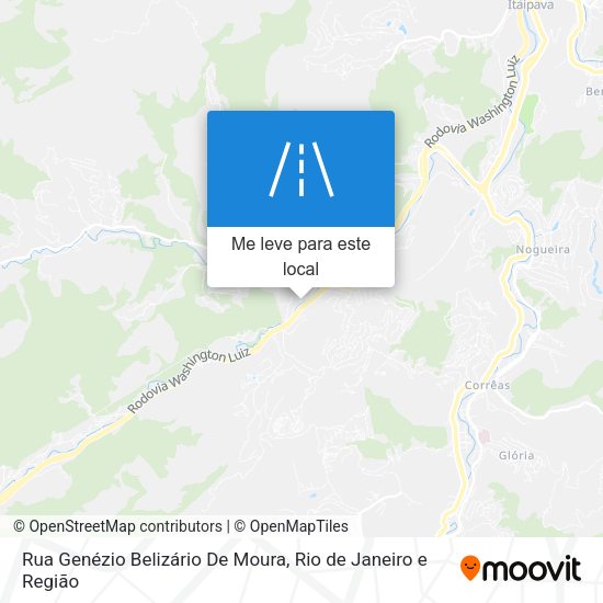 Rua Genézio Belizário De Moura mapa