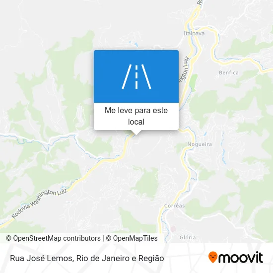 Rua José Lemos mapa