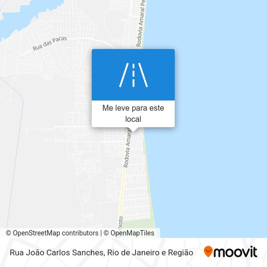 Rua João Carlos Sanches mapa