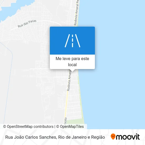 Rua João Carlos Sanches mapa