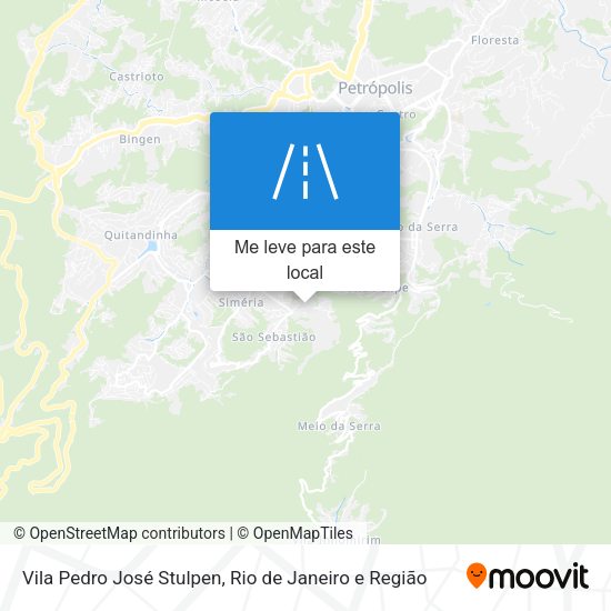 Vila Pedro José Stulpen mapa