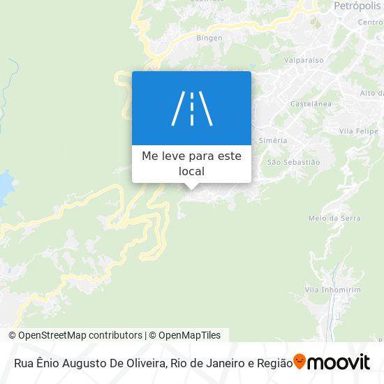 Rua Ênio Augusto De Oliveira mapa